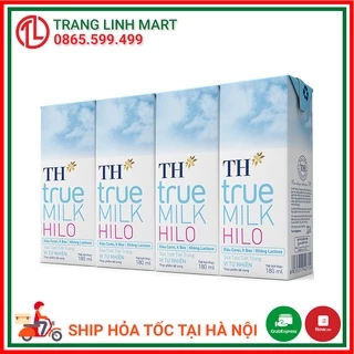 Sữa tươi TH True Milk Hilo vị tự nhiên lốc 4x180ml