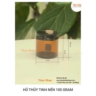 {BÁN SỈ} CỐC HŨ THỦY TINH ĐỰNG NẾN THƠM 100ML