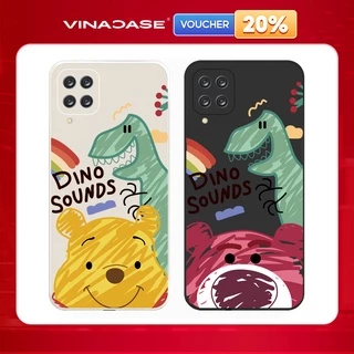 Ốp lưng Vina Case Samsung A10/A10S/A51/A32/A12/....Silicone TPU dẻo viền vuông bảo vệ camera hình Dino Sounds