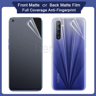 PPF Miếng Dán Hydrogel Mềm Mặt Trước/Sau Cho Realme 10 Pro+ 9i 9 8i 8 7 6 6i 5i 5 3 Pro C20 C25 C25S C3 C11 C12 C21 C15 Lưng