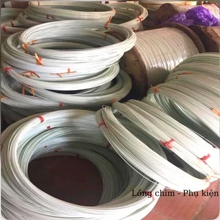 Nan cáp quang làm lồng chim ( nan phíp ) Nan lồng chim chất liệu bền đẹp màu sáng ( 1kg )