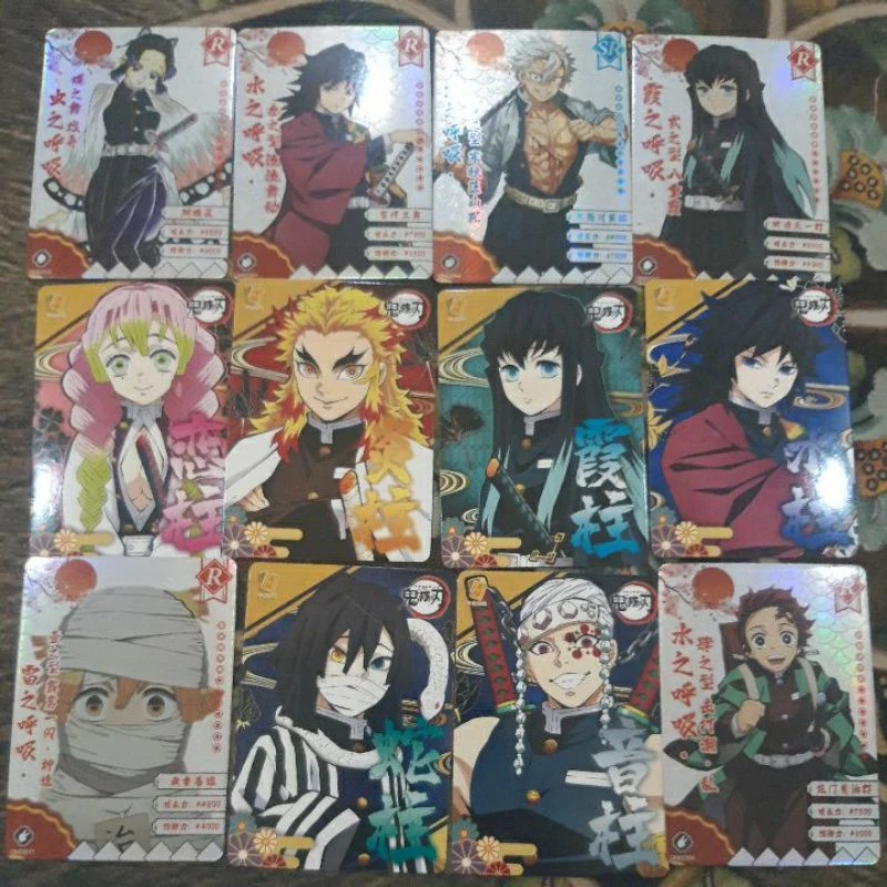 Thanh gươm diệt quỷ Kimetsu no yabai card sưu tầm