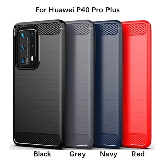 Ốp điện thoại mềm họa tiết sợi carbon cho Huawei P20 P30 P50 P40 Pro Plus Pro+ P10 Plus P10+ P40 Lite