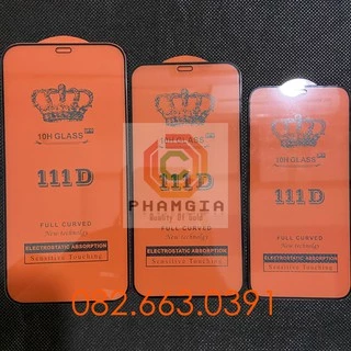 Kính cường lực Iphone 12 / 12 mini / 12 pro / 12 pro max full màn hình, không chấm liti