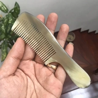 Lược sừng xuất Nhật (Size: M - 16cm) Nhỏ gọn có thể bỏ túi xách - COH134 - Horn Comb of HAHANCO - Chăm sóc tóc