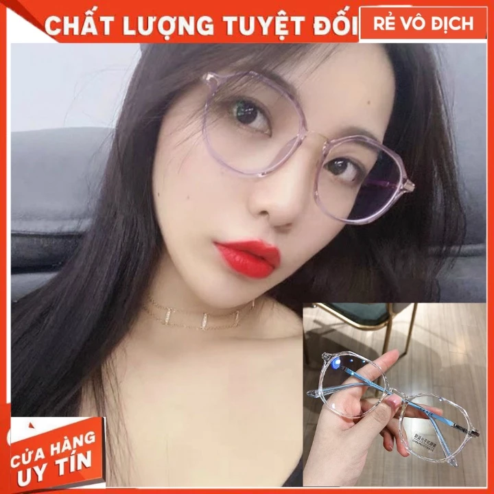 Kính Giả Cận Thời Trang Mắt Tròn Chống Tia UV Phong Cách Hàn Quốc giá rẻ đẹp hottrend Bảo Hành 12 Tháng