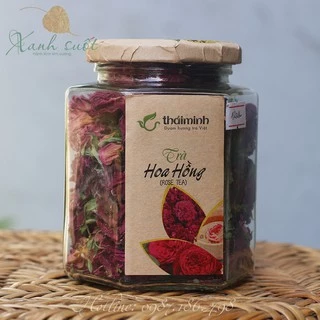 [Thái Minh] Trà Hoa Hồng Sấy Lạnh - Roses Bloom Tea- Giúp Da Sáng Khỏe, Chống Lão Hóa [Xanh Suốt]