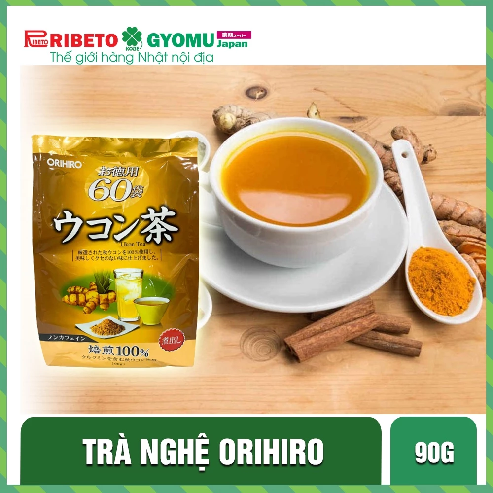 Trà nghệ Orihiro 1.5gx60 gói - Hàng nội địa Nhật Bản