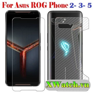 Dán Carbon 3D Mặt Lưng Asus Rog Phone 2 Rog Phone 3 Rog Phone 5 Rog 6