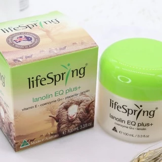 Kem nhau thai cừu LifeSpring Collagen Q10 Plus Giúp Mờ Thâm Nám 100ml của Úc