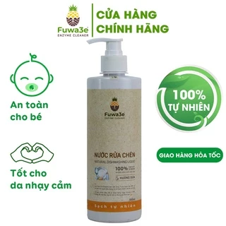 Nước Rửa Chén FUWA3E Organic Enzyme Sinh Học 500ml - An Toàn Cho Bé Bảo Vệ Da Tay