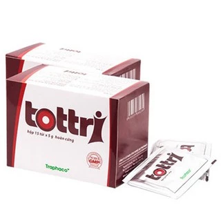 Tottri - Hỗ trợ cải thiện bệnh trĩ, làm co các búi trĩ, tăng sức bền thành mạch (Hộp 15 túi 5g)