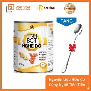 500gr Tinh Bột Nghệ Đỏ An Bình (Có đầy đủ giấy tờ Kiểm Nghiệm ATTP và Chứng Nhận Của Viện)