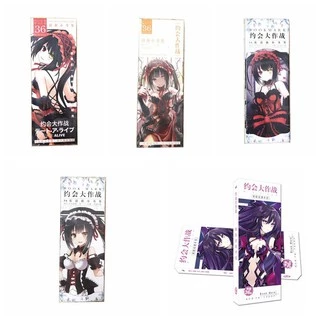 Bookmark Date a live hộp ảnh đánh dấu sách tiện lợi dụng cụ học tập 36 tấm anime chibi