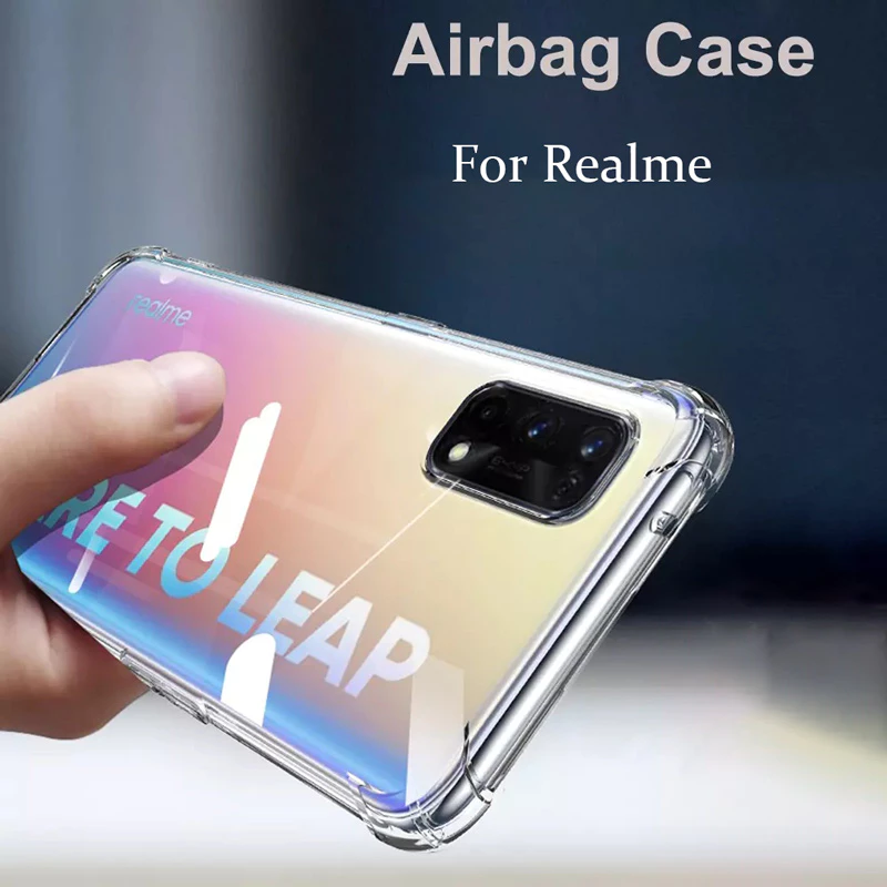 Ốp Điện Thoại Trong Suốt Chống Sốc Cho Realme GT Neo 8 Pro C25s C25 C21Y C21 C20 C17 C15 C12 C11 2021 7i 7 6 Pro 6i 5 5i 5s 3 Pro C3 C2 5G 4G 2022