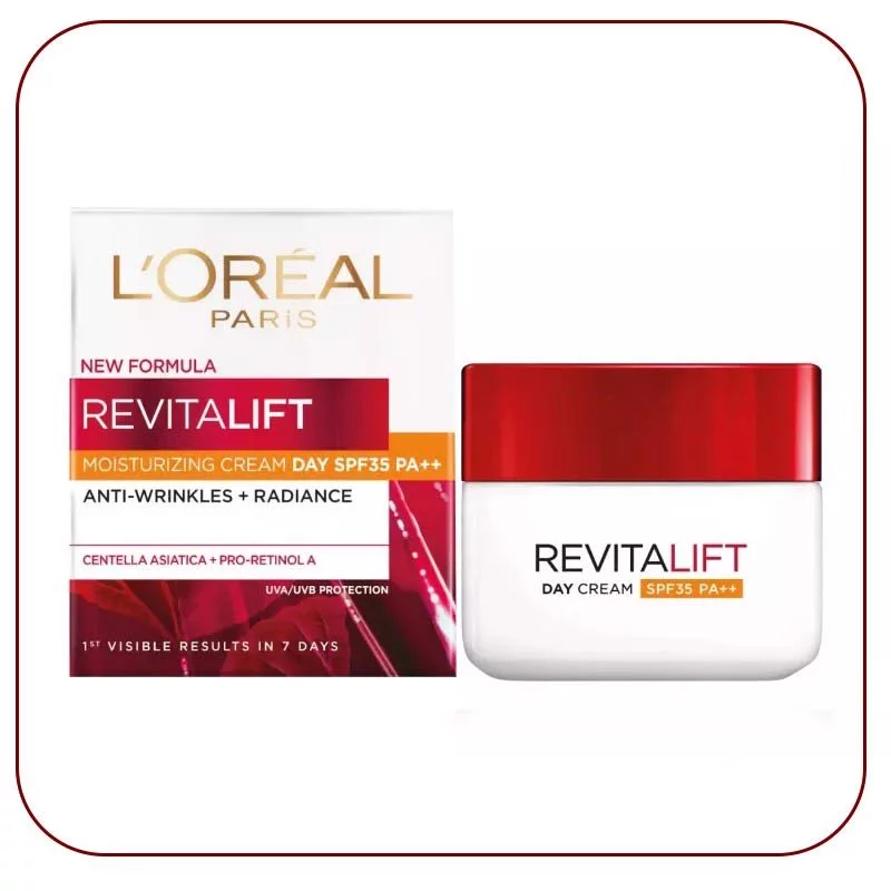 Kem dưỡng da tươi trẻ ban ngày chống lão hóa L'ORÉAL Revitalift Day SPF35 PA++ 50ml (kem ngày)