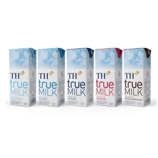 Lốc 4 Hộp Sữa Tươi TH True Milk Các Vị 110ml / 180ml