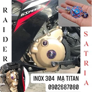 Ốc walang Ốc Nhớt INOX MẠ TITAN RAIDER EX135 WINNER SONIC WAVE DREAM