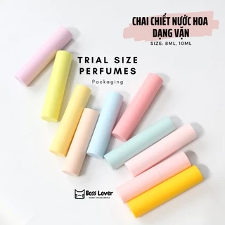 Chai chiết nước hoa dạng ống vặn màu pastel