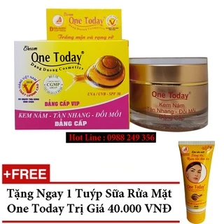 KEM NÁM TÀN NHANG ĐỒI MỒI ĐẲNG CẤP VIP ONE TODAY 30G + TẶNG SỮA RỬA MẶT ONE TODAY