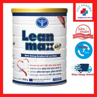 Lean Max adult 900gr Sữa Leanmax dành cho người cần phục hồi sức khỏe, bệnh tim mạch