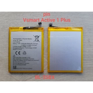 Pin zin Vsmart Active 1 Plus (Active 1+) , mã pin BL-35BX và mã pin V3003 (1ICP4/66/82)  , dung lượng pin 3650mAh