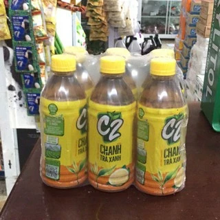 nước trà xanh c2 lốc 6 chai 360ml