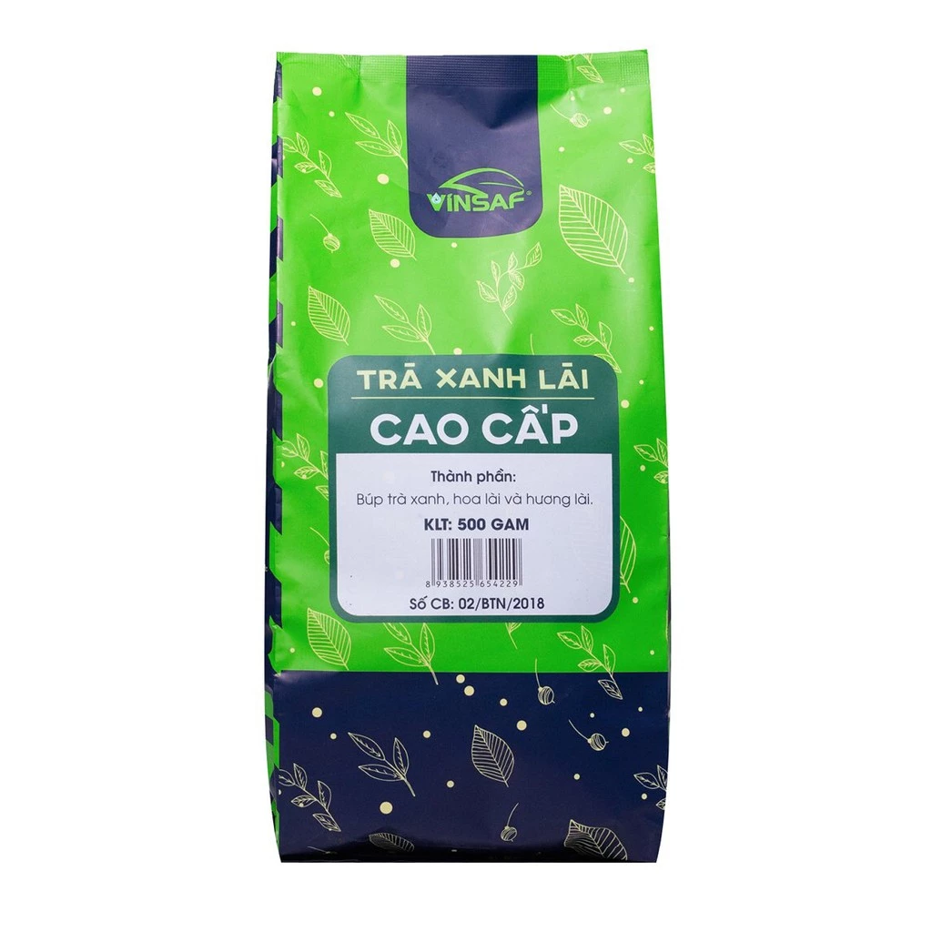 Trà Xanh Hoa Lài Bảo Lộc Cao Cấp Thơm Dịu Hậu Ngọt Túi 500gr - Coante