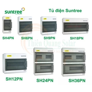 Tủ điện Suntree 4/6/9/12/18/24/36 đường chuẩn IP65 chống nước, tủ điện chống nước ngoài trời