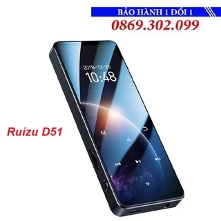 Máy Nghe Nhạc MP3 Lossless Bluetooth 5.1 Ruizu D51 Bộ Nhớ Trong 8GB (Có Loa Ngoài)