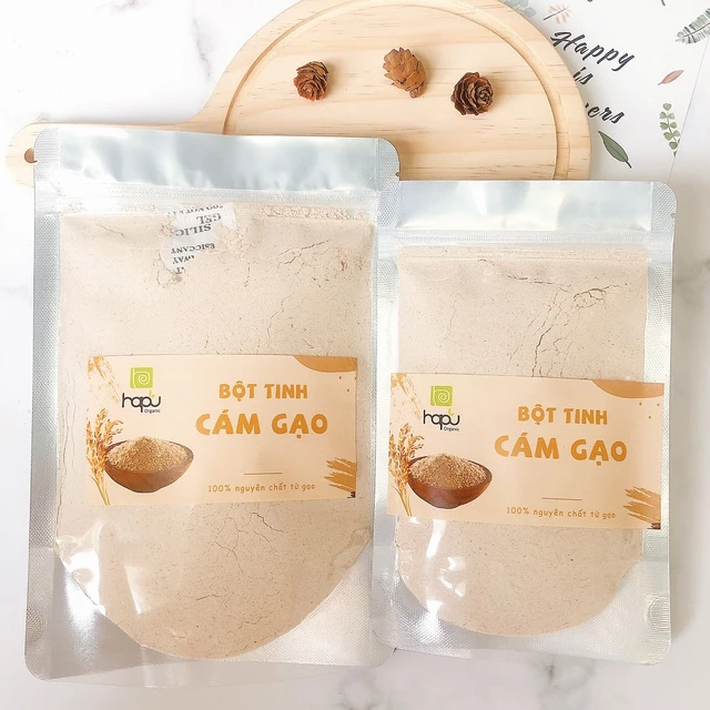 Bột Tinh Cám Gạo Nguyên Chất HaPu Organic