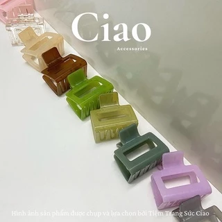 [HOẢ TỐC 1H] Kẹp tóc/ Phụ kiện tóc càng cua mã 06 pastel phong cách Hàn Ciao accessories