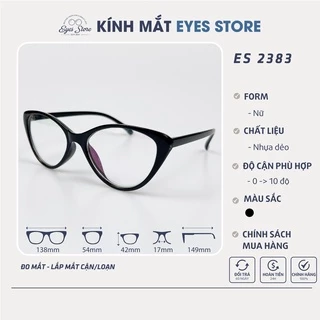 Gọng Kính Cận Nữ Mắt Mèo EYESSTORE 2383 - Nhựa Dẻo