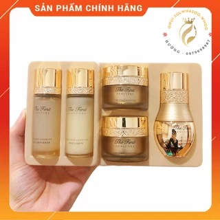 Set the First dưỡng da cao cấp,dưỡng tái sinh, phục hồi da,giảm mụn,chống lão hóa special gift set 5 sp