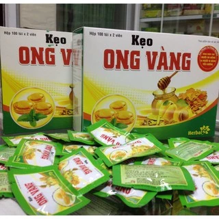 1 gói 10 viên kẹo ngậm ho ong vàng