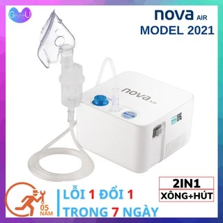 Máy Xông Khí Dung + Hút Rửa Mũi 2 Trong 1 NOVA AIR Việt Nhật Mới Nhất