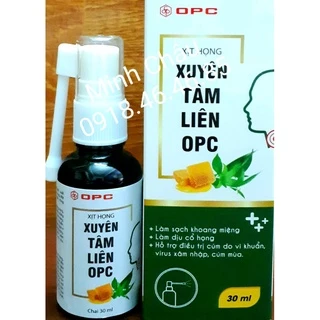 XỊT HỌNG XUYÊN TÂM LIÊN Opc 30ml