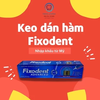 Keo dán hàm giả tháo nắp Fixsodent ,68Gam ,Nhập khẩu từ Mỹ