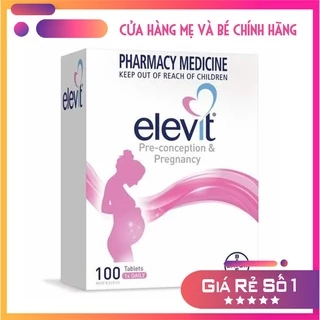 Elevit Viên uống vitamin tổng hợp cho bà bầu hộp 100 viên