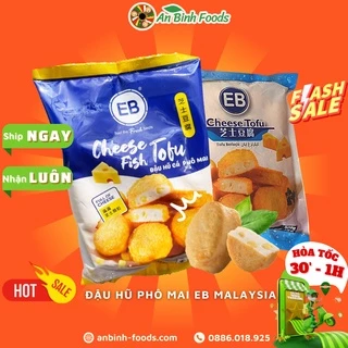 [Đăng lại - An bình foods] Đậu hũ phô mai Eb Malaysia - Tàu hũ đậu phụ phô mai - Viên thả lẩu An bình Foods