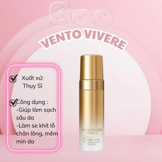 Sửa Rửa Mặt VENTO SELLULAR SWISS RADIANCE FOAMING CLEANSE - 150ml