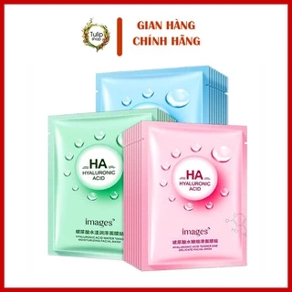 Combo 10 miếng Mặt nạ HA Images HYALURONIC ACID FACIAL MASK - mask nội địa Trung