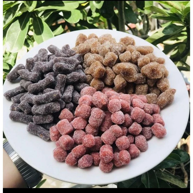 1KG KẸO MIX VỊ DÂU TÂY, DÂU TẰM ĐÀ LẠT CHUA NGỌT Date mới