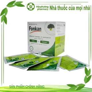 Chất xơ tự nhiên Fonkan - Giải pháp cho táo bón hiệu quả - Hộp 20 gói cốm x 3 g