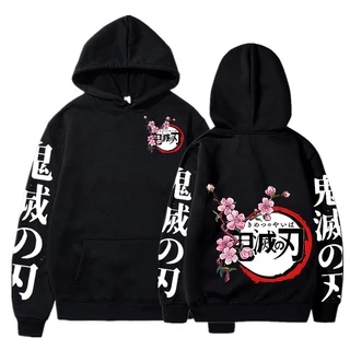 Áo Hoodie Nam Nữ Vải Nỉ Ngoại Dầy Dặn Logo Kimetsu no yaiba Anam Store