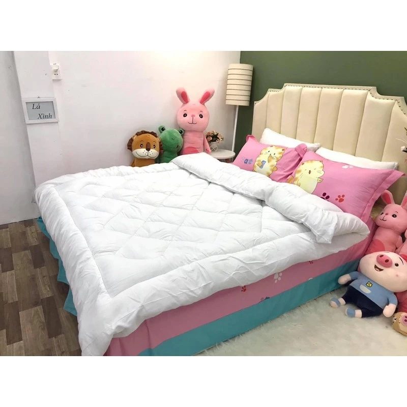 Ruột chăn bông ép hơi SIÊU NHẸ, SIÊU ẤM MÀU TRẮNG TINH SIZE TO 1m9x2m1, 2M X 2M2.