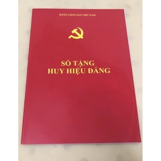 Sổ Tặng Huy Hiệu Đảng