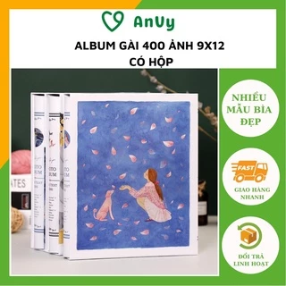 Album đựng ảnh 8x10, 9x12, 10x15 giữ 400 tấm có hộp sang trọng cao cấp, lưu ảnh gia đình, quà tặng Kho album ảnh AnVy