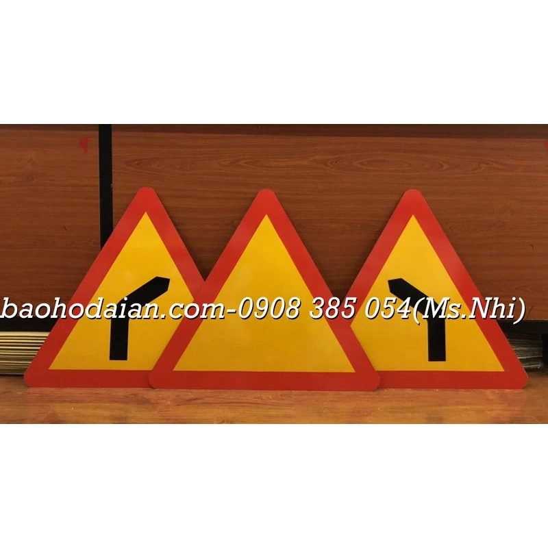 Biển báo giao thông thép mạ kẽm dán decal phản quang 610TQ