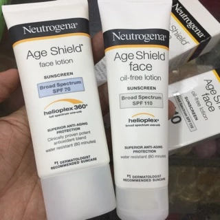 KEM CHỐNG NẮNG CHỐNG LÃO HOÁ NEUTROGENA AGE SHIELD FACE LOTION OIL FREE SUNSCREEN SPF 110